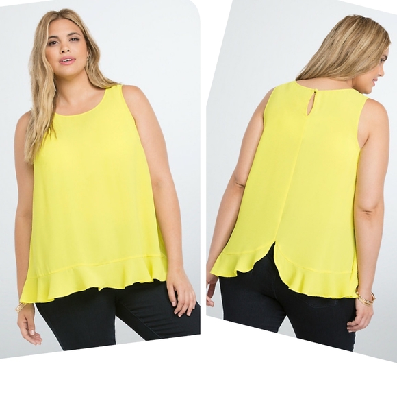 torrid Tops - Torrid Ruffled Tank Top